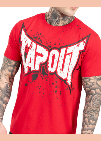Красная футболка Tapout SPLASHING