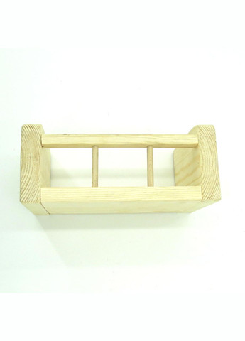 Настінна полиця з дерева Еврика 27 бланже (НСП-278201) No Brand (328082092)