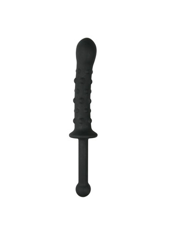 Фаллоимитатор с ручкой The Handler Black, черный, 25 см EasyToys (297399501)