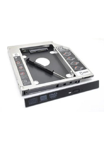 Кишеня-адаптер XON для підключення 2.5" HDD/SSD SATA 3.0 12.7 мм Чорний (XMAS2127SG 6686) XON E-Tech (305589083)