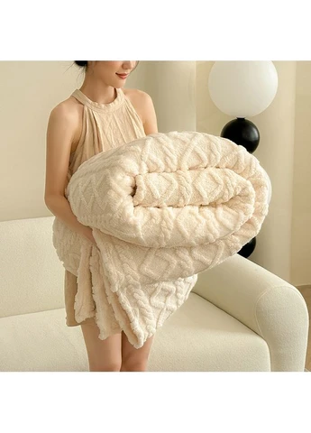 Покрывало Cuddly 200х230 см Beige (id_1762) No Brand (387579025)