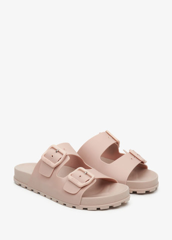 Бежевые шлепанцы, цвет бежевый Estro