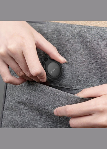 Трекер smart positioning anti-lost device Midnight Black Borofone BC101 Exquisite (349826487)