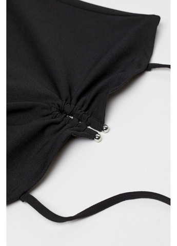 Чорна вечірня сукня H&M однотонна