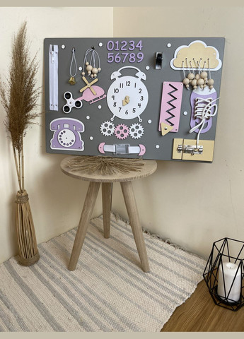 Бюджетний бізіборд для дівчинки 40х60 см No Brand (348357603)