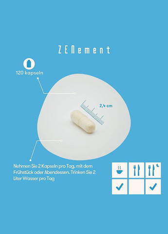 Коллагеновый комплекс с гиалуроновой кислотой 120 капсул Zenement (299717637)