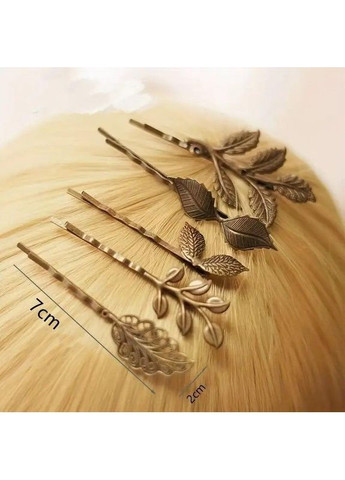 Заколки шпильки для волосся вінтажні 5 шт, невидимки для волосся Ельфійський Ліс No Brand (370290350)