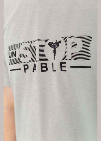 Оливкова футболка чоловіча батал чорна розмір 4xl (sku_208r014) з коротким рукавом No Brand