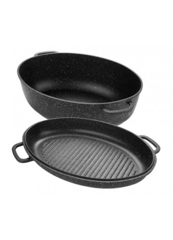 Универсальный набор посуды RL-KCS01 казан сковорода с мраморным покрытием 3 предмета Royalty Line (297331973)