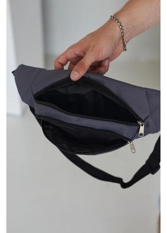 Бананка для повсякденних ситуацій, барижка сумка на груди, тканина сумка сіра Intruder (348780000)