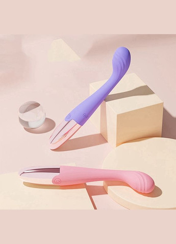 Вибратор фиолетовый для стимуляции точки G с рельефной текстурой, 10 режимов No Brand (315725448)