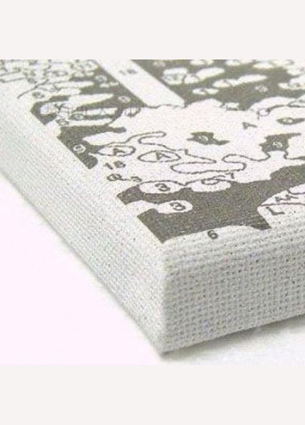 Картина за номерами Тварини 40х40 Картини по цифрах на полотні Чарівний чаучау Картини за номерами Ідейка KHO6548 Идейка (308989241)