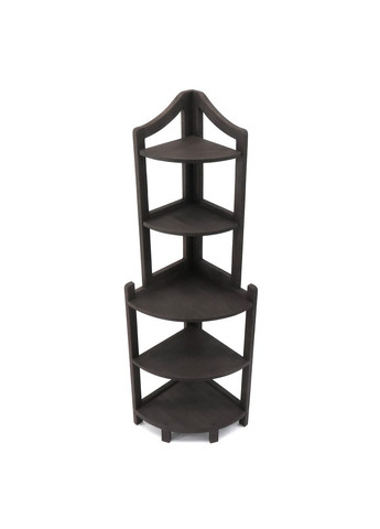 Этажерка разборная из дерева Питерборо 40 венге (МЕБ-402712) No Brand (327849642)