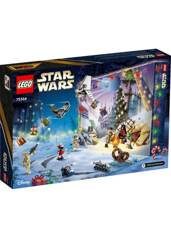 Конструктор Star Wars Новогодний календарь на 2023 год 320 деталей (75366) Lego (281425460)
