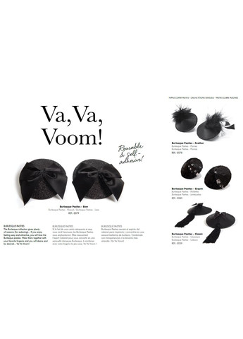 Пэстисы с бантиками BURLESQUE Indiscrets Bijoux (298861102)