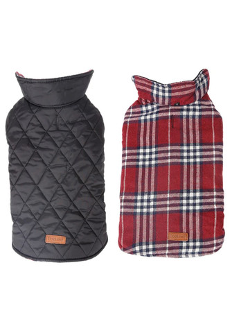 Тепла двостороння водонепроникна куртка для собак No Brand (362571843)