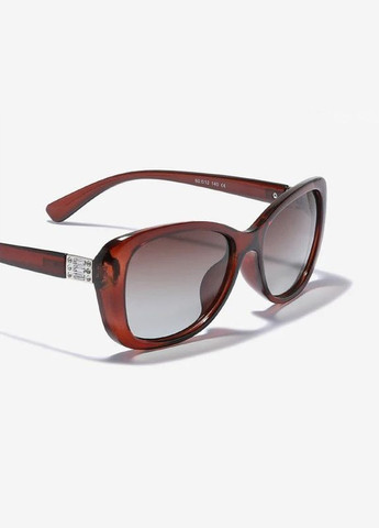 Женские поляризационные солнцезащитные очки 7260 Brown KINGSEVEN (329145039)