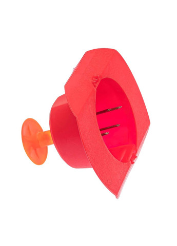 Терка шатківниця ручна пластикова з двома V-подібними лезами з нержавіючої сталі з плодотримачем Kitchen Master (336493689)