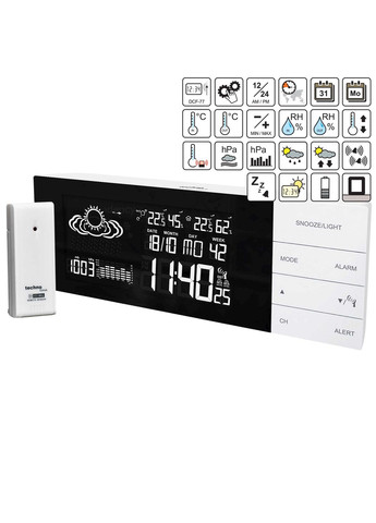 Метеостанция с беспроводным датчиком WS6870 White (WS6870) Technoline (315341815)