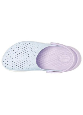 Голубые детские сабо кроксы literide clog mineral blue Crocs