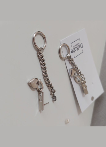 Серьги джекеты с длинными цепочками BS063 DeKolie (332622490)