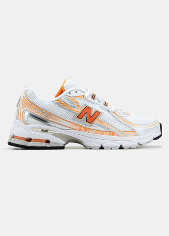 Кросівки жіночі і чоловічі New Balance 740 white orange | Нью Беланс 740 білі оранжеві No Brand білі всесезони (315018929)