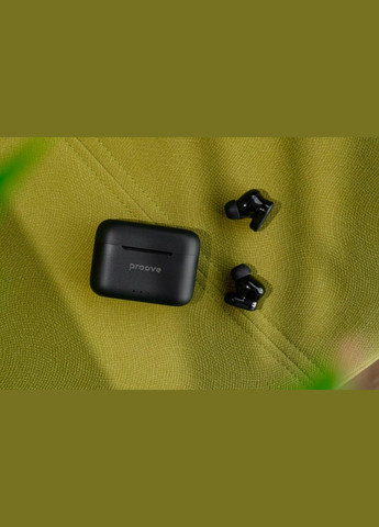 Бездротові навушники Horizon TWS with ANC із шумозаглушенням чорні Proove (280876608)