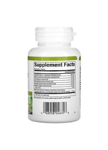 Добавка для зрения Eye Factors – 90 caps Natural Factors (366031374)