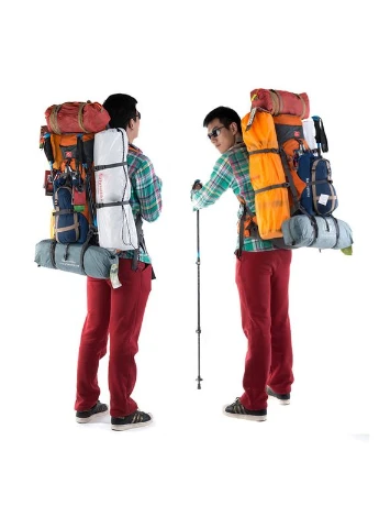 Рюкзак туристичний NH70B070-B, 70 л + 5 л, блакитний Naturehike (389449102)