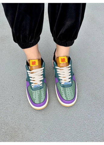 КРОССОВКИ ЖЕНСКИЕ NIKE AIR FORCE 1 LOW X UNDEFEATED НАЙК АИР ФОРС 1 ПРЕМИУМ No Brand комбинированные демисезоны (368868008)