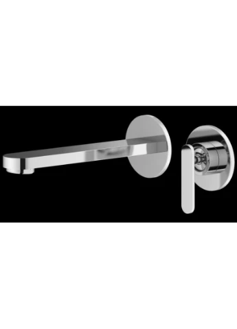 Змішувач для раковини (умивальника) BOXINE CHROME + BOX прихованого монтажу * Kohlman (391122406)