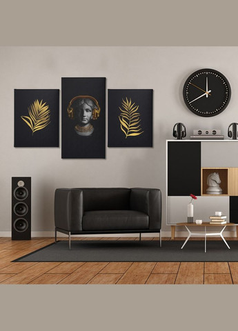 Модульная картина из трех частей 96x60 см Классическая музыка (MK322010) Malevich Store (333339178)