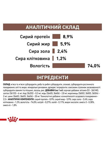 Вологий корм для дорослих собак GASTROINTESTINAL DOG 400 г Royal Canin (364357175)