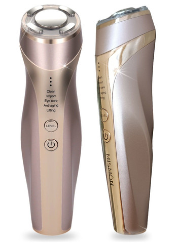 Масажер мікрострумовий RF + EMS + ультразвук + LED антивіковий догляд, омолодження & відновлення шкіри обличчя Beperfect MISMON MS-318C (297669211)