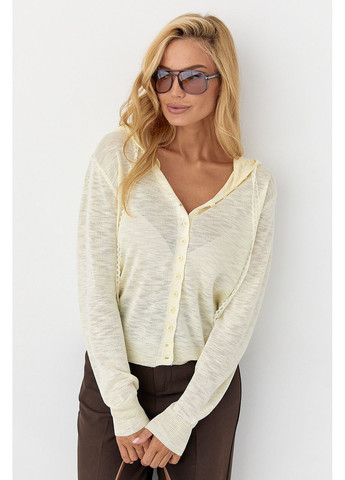 Лаймовый демисезонный кардиган Lurex