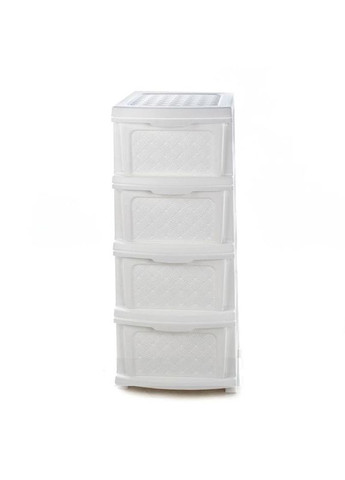 Комод пластиковий білий "Компакт Плюс", ящиків 4 R-Plastic (345122271)