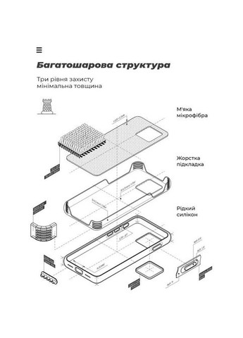 Чохол до мобільного телефона Blue (ARM66174) ArmorStandart ICON Case Samsung A34 5G (A346) Camera cover Dark (326585941)