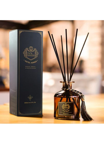 Аромадифузор Лимон парфум для дому з ефірною олією тростинними паличками натуральний аромат Чорний 160_3_0_3C No Brand (369667775)