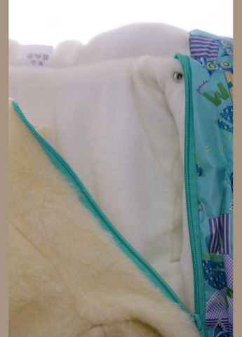 Комбінезон Трансформер на холлофайбері з принтом Совачок Євро м'ятний 92 см (36329) BABYKROHA (315423963)