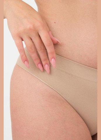 Трусики жіночі безшовні бразиліана в рубчик Giulia BRASILIAN BRIEFS RIB (296470214)