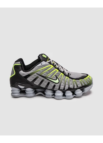 Сірі літні кросівки nike shox tl wolf grey найк шокс тл сірі No Brand