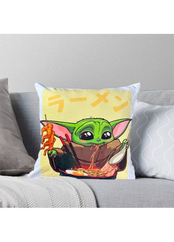 Подушка 3D Малюк Йода 2544_D 11995 35х35 см FlexDress (368783658)