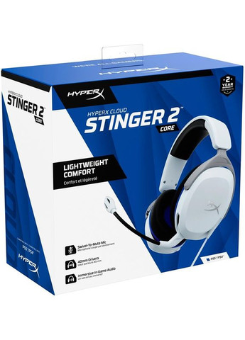 Гарнiтура Cloud Stinger 2 для PS5/PS4 White (6H9B5AA) HyperX (341485978)