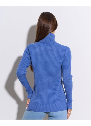 Світло-синій демісезонний фактурний гольф Magnet