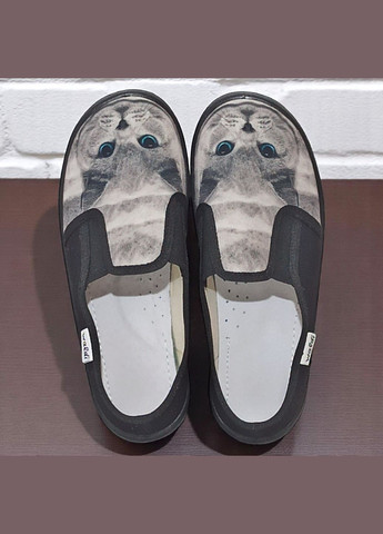 Черные ортопедические текстильные слипоны тапочки для девочки валди Waldi