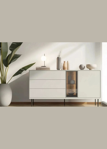 Комод 1д3шив Эпиро / Epiro 1610x410x830 /темный дуб с подсветкой LENART (347324655)