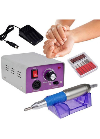 Апарат для манікюру Фрезер Lina Mercedes MM-25000 про з педаллю No Brand (331639784)