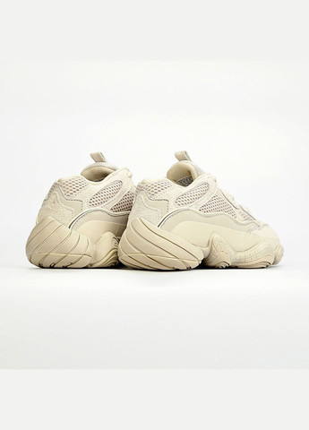 Кроссовки женские и мужские Adidas Yeezy 500 beige | Адидас Изи буст 500 бежевые No Brand бежевые демисезоны (307397785)