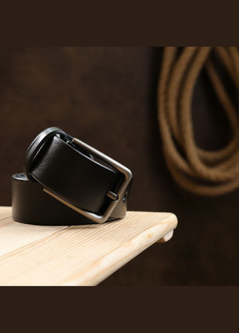 Шкіряний батальний ремінь для чоловіків 20700 Чорний Vintage (358052620)