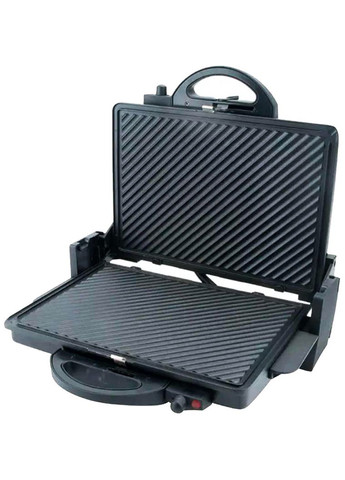 Прижимной контактный гриль MR-717 домашний электрогриль сэндвичница бутербродница 1900 Вт Черный Maestro (297330745)